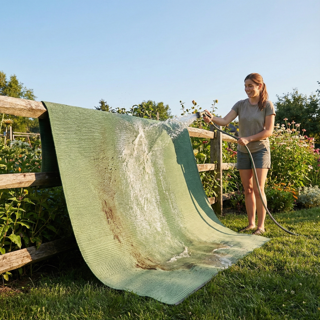 Big Sur Ombre Reversible Outdoor Patio Rug