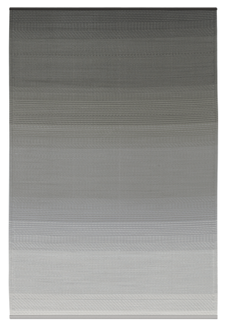 Big Sur Ash Ombre Reversible Outdoor Patio Rug