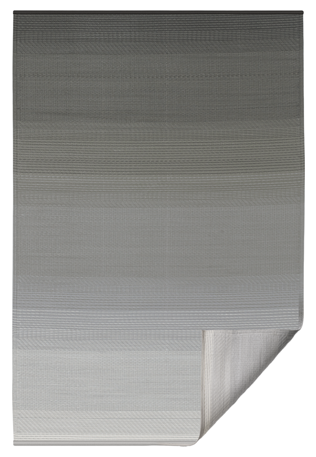 Big Sur Ash Ombre Reversible Outdoor Patio Rug