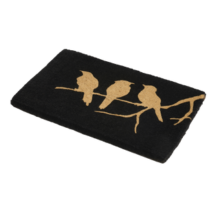 Birds on a Branch Natural Coir Doormat