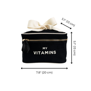 Vitamins Storage and Travel Box – Black