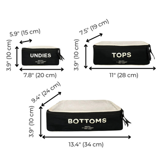 Best Packing Cubes, 3-pack – Black