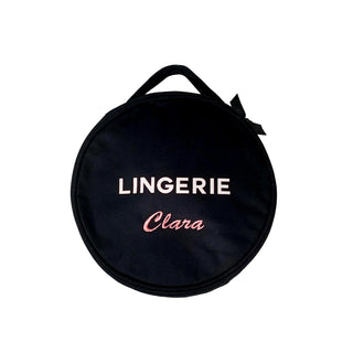 Round Lingerie Case – Black