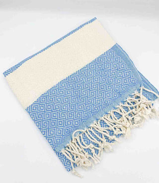 Diamond Hand Towel | Oversized Cotton Diamond Weave Towel