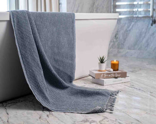 Organic Waffle Bath & Hand Towels | Soft Essentials Spa Collection