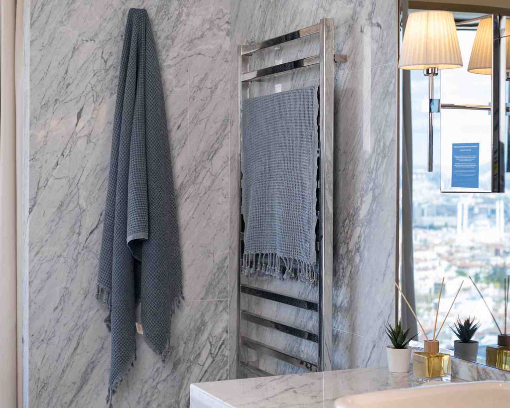 Organic Waffle Bath & Hand Towels | Soft Essentials Spa Collection