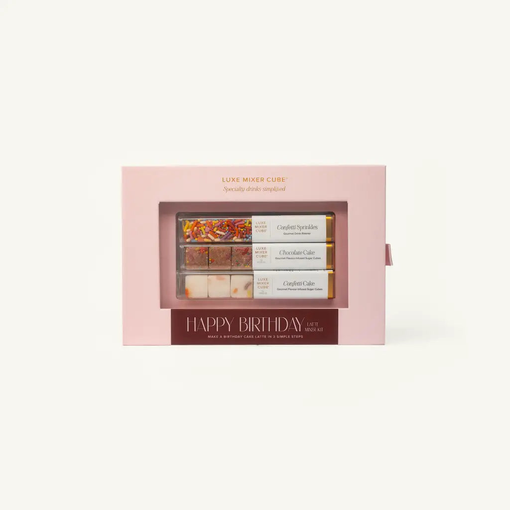 Birthday Cake Café Latte Mixer Kit