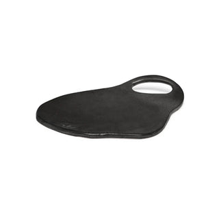 Lola Organic Ceramic Plates — Set of 4, Black Matt, Platinum, or White