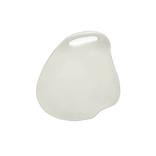 Lola Organic Ceramic Plates — Set of 4, Black Matt, Platinum, or White
