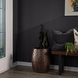 Copper Steel Multipurpose Table & Planter | Modern Indoor Outdoor Accent