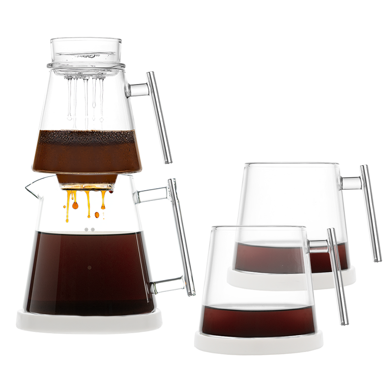 Pure Over Brew Kit XL – All-Glass Brewing for Pure Coffee Perfection