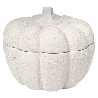 Cashmere and Vanilla Soy Candle - Cement Pumpkin Jar - 13.5 oz