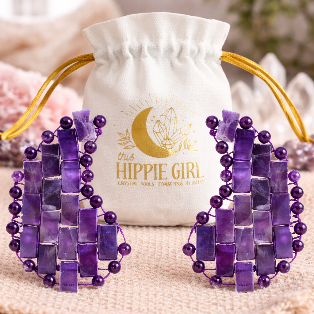 Amethyst Under Eye Mask – Cooling Crystal Eye Mask Set