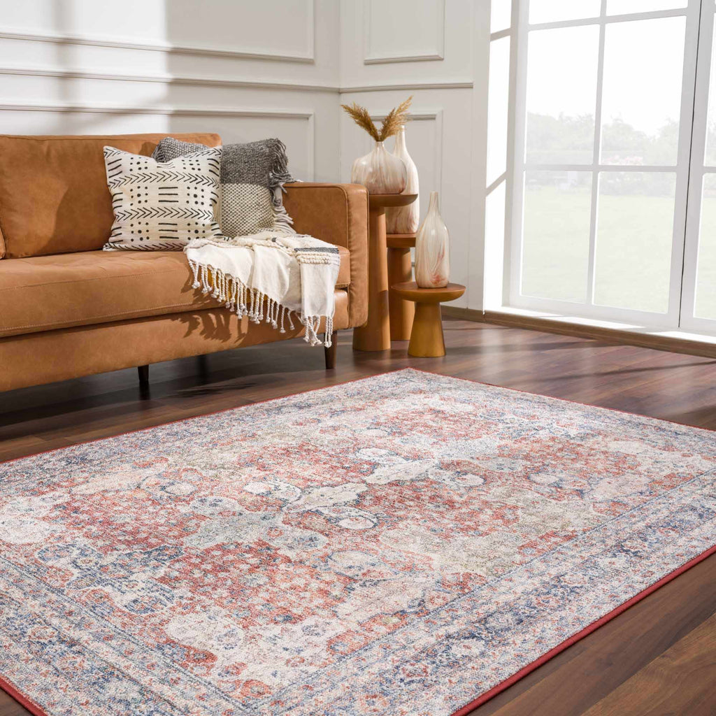 Ambre Washable Area Rug – Soft Modern Floor Carpet for Living Room