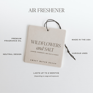 Palo Santo Patchouli Hanging Air Freshener