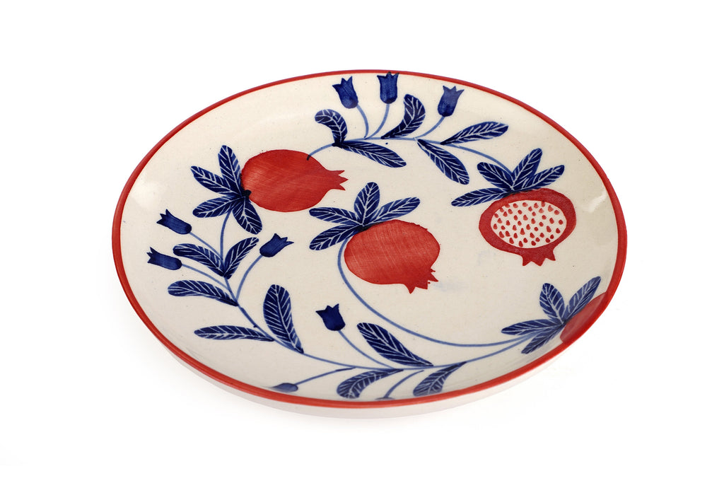 Indian Anaar Red Plate Set of 4