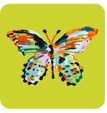 Summerfly Butterfly Coasters – Set of 4