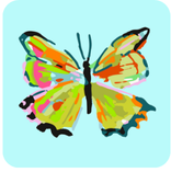 Summerfly Butterfly Coasters – Set of 4