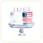 Summer Fun 4th of July Coasters – Set of 4