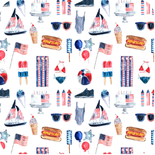 Summer Fun 4th of July Coasters – Set of 4
