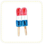 Summer Fun 4th of July Coasters – Set of 4