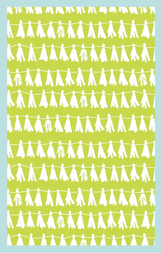 Shaken, Not Stirred Double-Sided Art Tea Towel