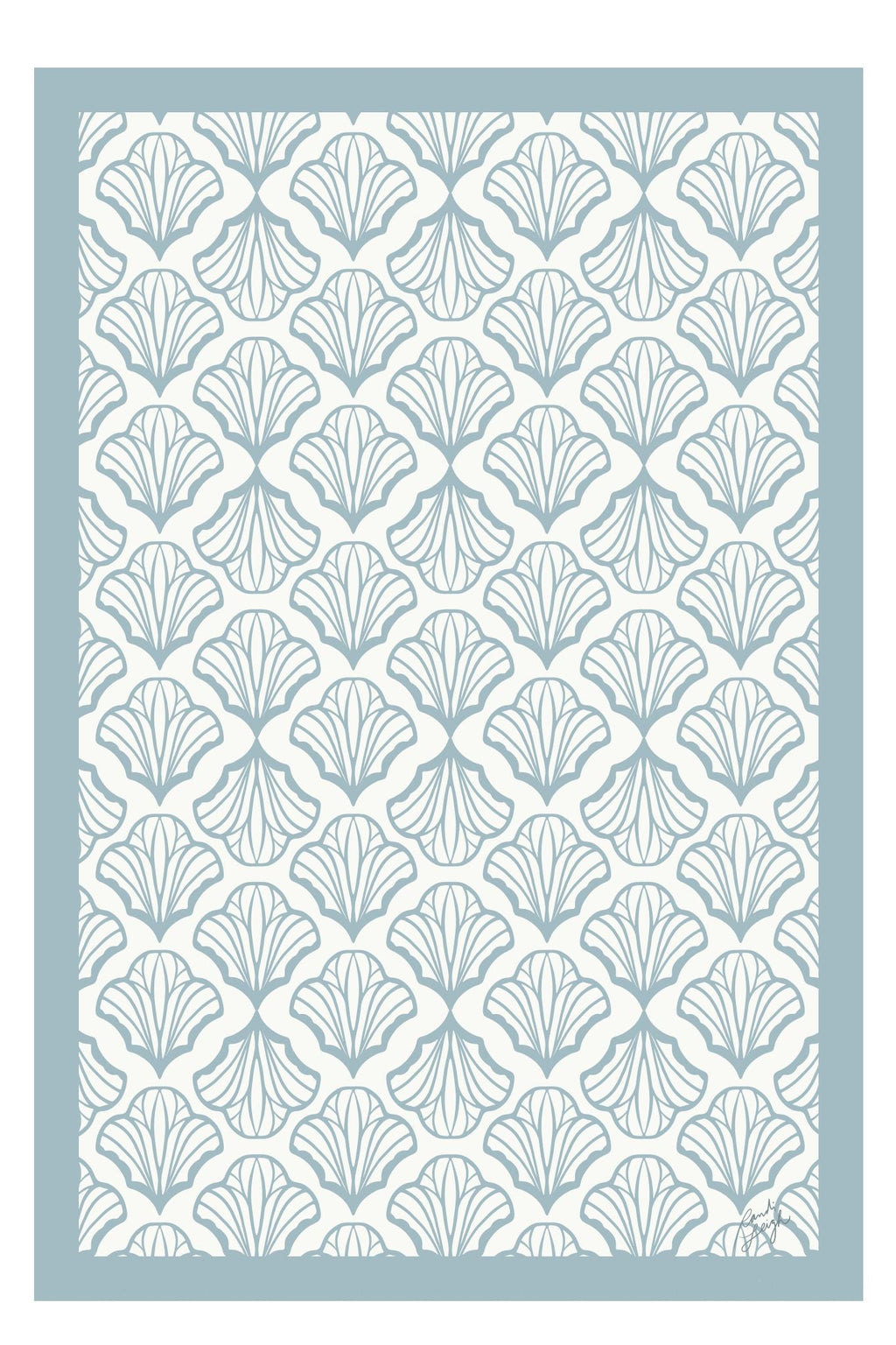 Salt & Sandy Double-Sided Tea Towel