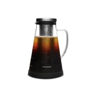 Glass Cold Brew Coffee Maker with Filter – 34 oz or 50.7 oz