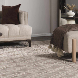 Ramsbury Soft Pink Wool Rug – Elegant Premium Wool Area Carpet