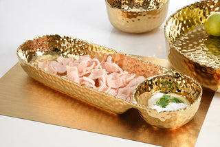 Gold Chip and Dip Dish