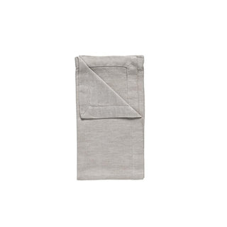 COSTA NOVA – Casafina Emilia 50% Linen 50% Cotton Napkin, Blueberry/Latte/Seed Grey – Premium Table Linen