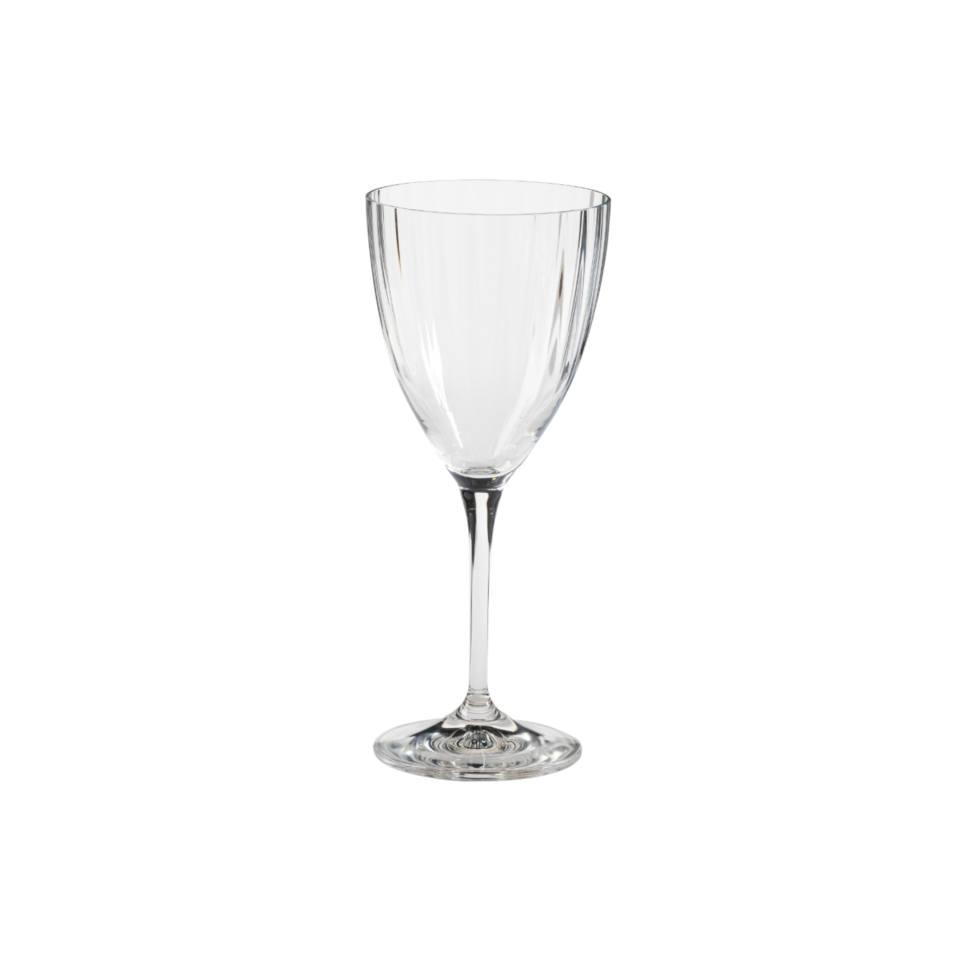 COSTA NOVA Sensa Wine Glass 9 oz., Clear / Clear with Golden Rim – Elegant Glass for Red or White Wine
