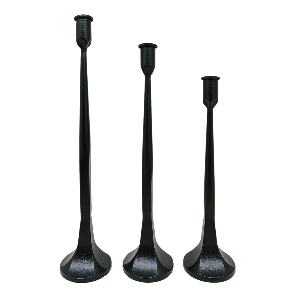 Cast Iron Taper Candle Holders