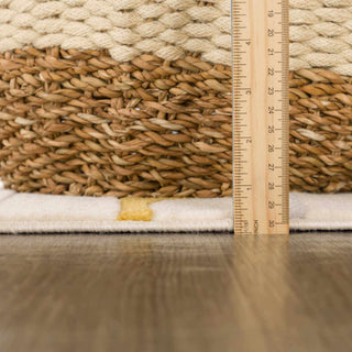 Southfields Mustard Modern Rug – Bold Contemporary Area Carpet