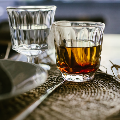 Elegant City Glass Tumblers – Set of 6