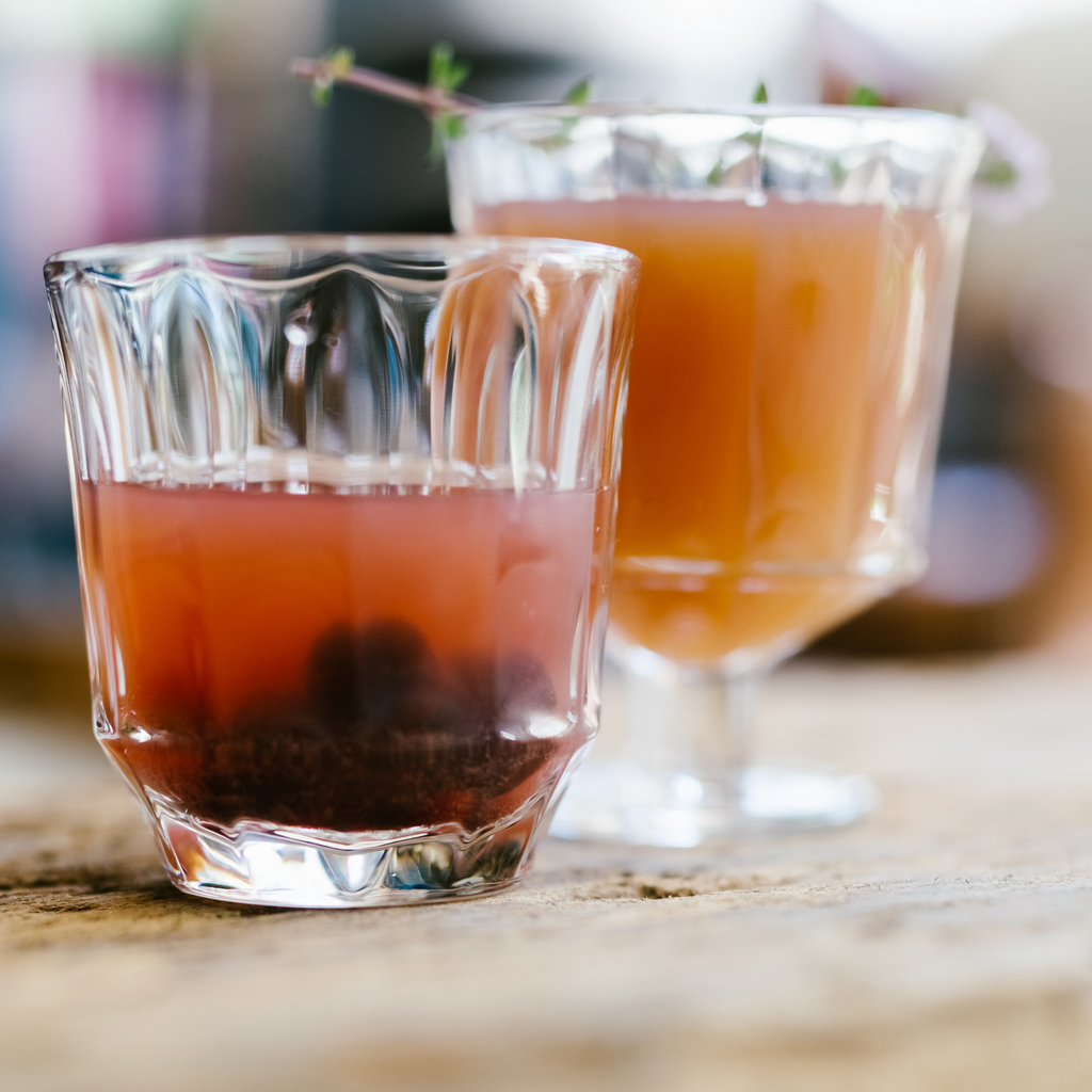 Elegant City Glass Tumblers – Set of 6