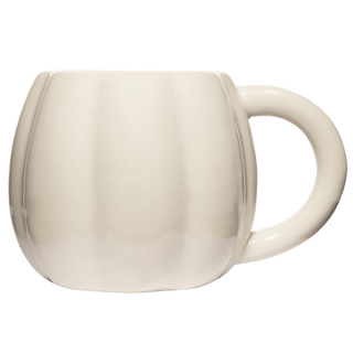 Cream Pumpkin 19 oz Figural Coffee Mug