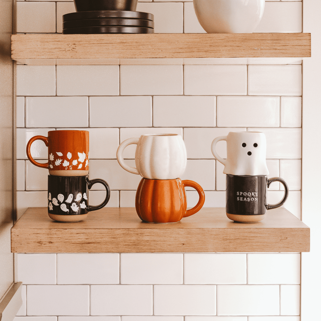 Orange Pumpkin 19 oz Figural Coffee Mug