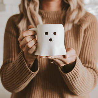 Ghost Face 12 oz Figural Coffee Mug