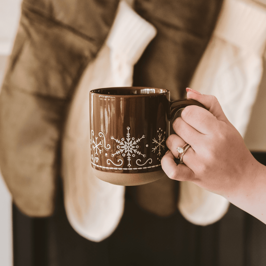 Gingerbread 14 oz Stoneware Coffee Mug