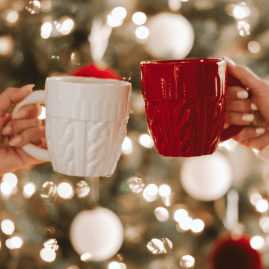 Red Sweater 18 oz Figural Coffee Mug
