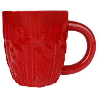 Red Sweater 18 oz Figural Coffee Mug