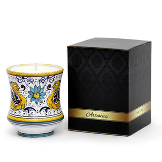 DERUTA CANDLES: Deluxe Precious Concave Candle RAFFAELLESCO DELUXE Design