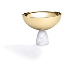 Coluna Marble & Gold Nut Bowl – Italian Elegance with a Modern Edge