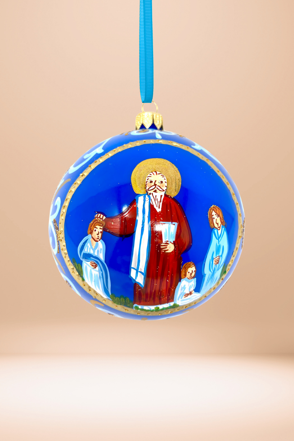Byzantine Holiday Glass Bauble – Constantine – Kenzie’s Signature Collection