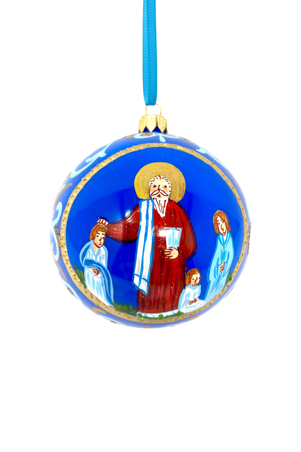 Byzantine Holiday Glass Bauble – Constantine – Kenzie’s Signature Collection