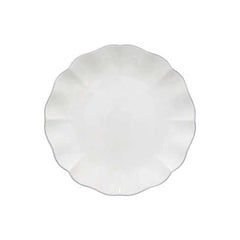 COSTA NOVA – Casafina Rosa Dinner Plate, White/Rose – Stylish Artisan Everyday Dining Plate