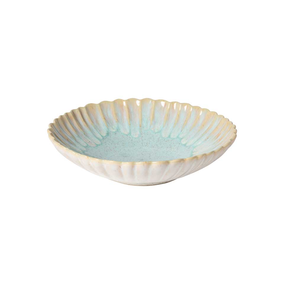 COSTA NOVA – Casafina Mallorca Soup / Pasta Bowl, Sea Blue & Sand Beige – Deep Coastal Serving Bowl