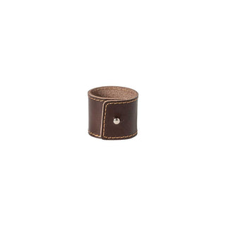 COSTA NOVA – Casafina Set of 4 Napkin Rings, Brown – Classic Wooden Table Accent