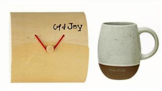 18 oz. Stoneware Mug with Wooden Gift Box – Holiday Coffee Mug Gift